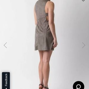 NWOT Cut out faux suede dress size small